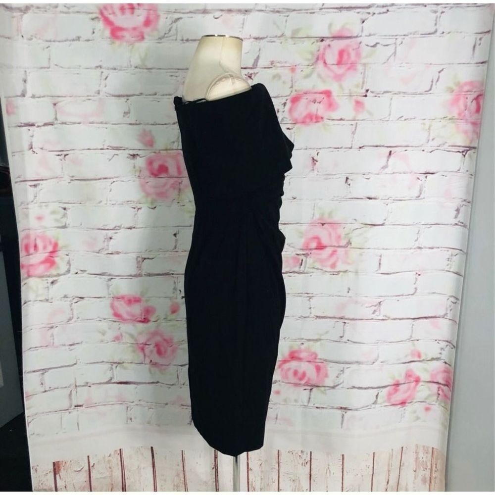 Vince camuto NWOT black off the shoulder cocktail party dress size 2 - Picture 8 of 14